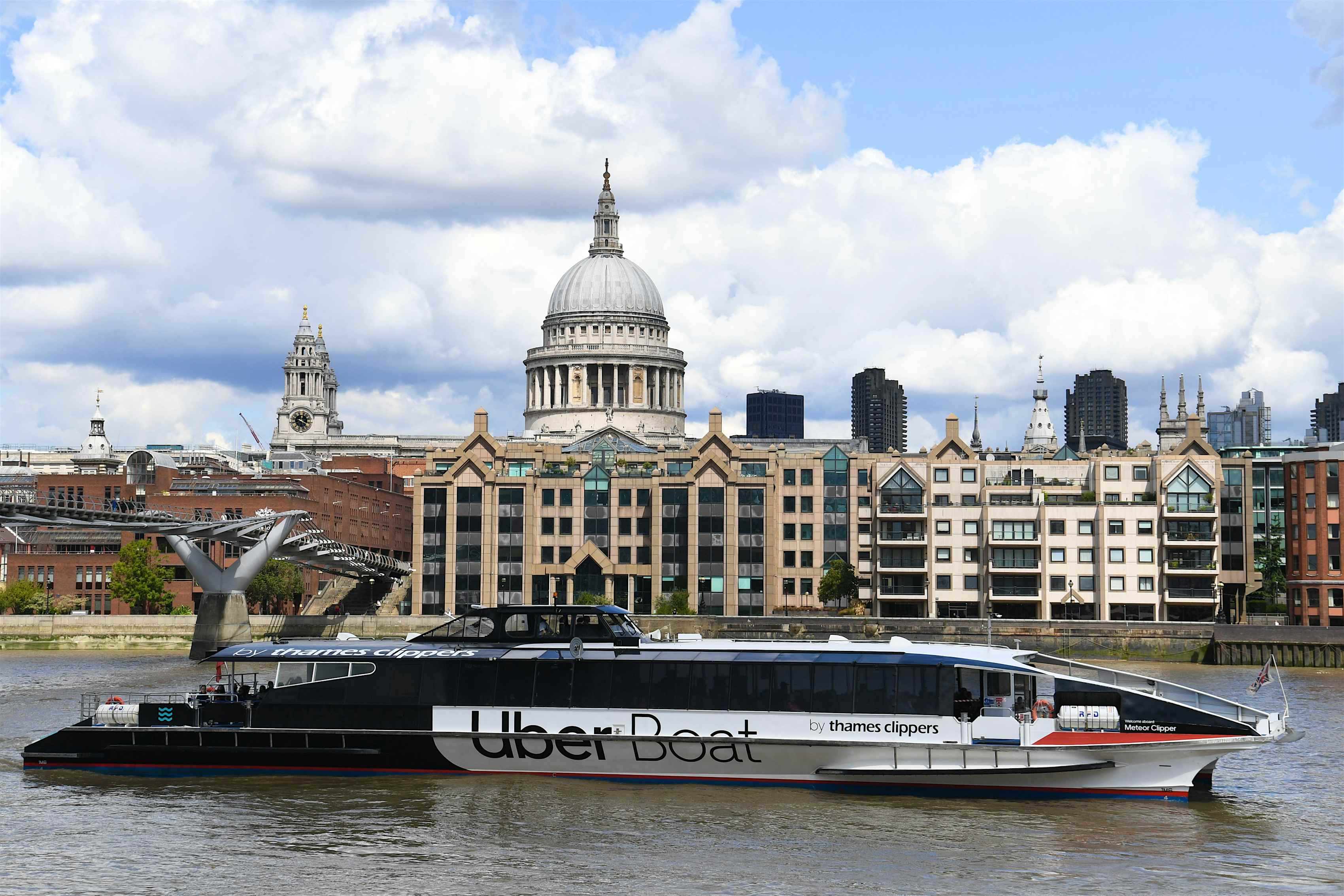 Commuters can sail to work in London with Uber Boat Lonely